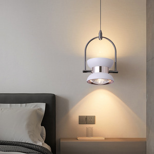 Lámpara Colgante Pequeña de Alta Gama con Altura y Ángulo Ajustables para Recepción de Hotel, Bar, Uso Junto a la Cama; Fuente de Alimentación CA, Nuevo Estilo de Foco - Product Image 5