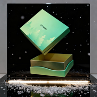 Scatola regalo quadrata di lusso portatile di buona qualità ecologica con Design squisito per regali e set di profumi di fascia alta