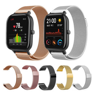 <span class=keywords><strong>Correa</strong></span> de Reloj de Repuesto de Acero Inoxidable de 20 mm y 22 mm con Liberación Rápida para <span class=keywords><strong>GTS</strong></span> <span class=keywords><strong>2</strong></span> Mini GTR 2E, <span class=keywords><strong>Correa</strong></span> de Moda Duradera en Varios Colores - Product Image 2