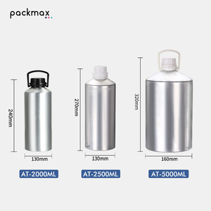 Bouteilles en aluminium avec bouchon à vis inviolable de Source Factory pour parfum et huile essentielle, capacité de 50 ml à 500 ml - Product Image 2