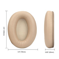 Coussinets d'oreille pour casque Sony WH-1000 XM2 XM3, remplacement de couvre-casque, coussinets d'oreille Wh 1000