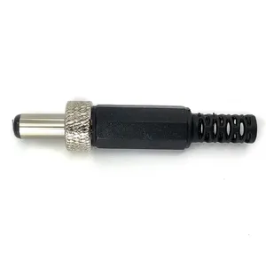 2.1 * 5.5mm 2.5 * 5.5mm DC Power Connector Plug Socket With Screw Thread Nut Locking