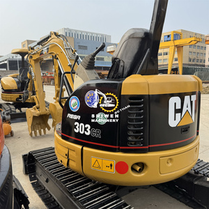 รถขุดขนาดเล็กมือสองยี่ห้อแคทเทอร์พิลลาร์ รุ่น CAT 303CR เครื่องจักรสำหรับใช้ในครัวเรือน รถขุดขนาดเล็ก มีรุ่นอื่นๆ เช่น CAT303E CAT303.5E CAT303.5E2 - Product Image 5