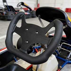 <span class=keywords><strong>Volant</strong></span> de course en forme de D, style Factory Racing, en PU léger, <span class=keywords><strong>pour</strong></span> simulation de direction précise, idéal <span class=keywords><strong>pour</strong></span> karting - Product Image 1