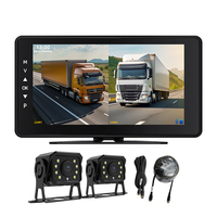 Cámara DVR para Camiones de Alta Calidad, Portátil, 2 Canales, Pantalla IPS, Grabación en Bucle, Reproducción Remota y Gestión de Flotas