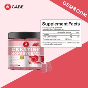Wholesale Supplement Creatine Monohydrate Gummy Raspberry Flavor Build Muscle <strong>Boost</strong> Energy Fitness Supplements for Adult - Product Image 5