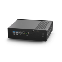 Mini PC Industrial Intel Ultra 5-135H con NPU de 11 TOPS para IA, 2 Puertos LAN de 2.5G, Doble Salida HD Tipo-C, Doble M.2 NVMe + 2.5" SATA, DDR5 SSD
