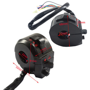 Diğer Gövde Parçaları Motosikletler ve Elektrikli Araçlar için Horizon Anahtarı Golden Eagle Gidon Aurora Çalıştırma Düğmesi Sinyal Lambası Yüksek - Product Image 3