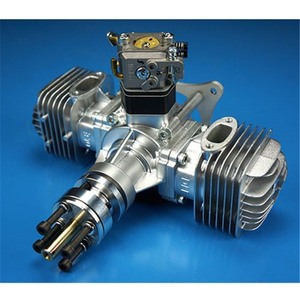 New DLE60 DLE 60 RC Airplane <b>Gasoline</b> Engine Twin-cylinder Two-stroke Side Exhaust Natural Wind-cooled Hand Start 60cc Dis - Product Image 4