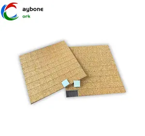 自粘软木垫，带粘合剂背衬和防滑隔离垫，用于玻璃门窗