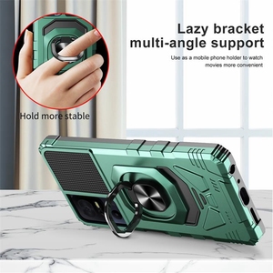 360 soporte de anillo de Metal a prueba de golpes armadura magnética <span class=keywords><strong>funda</strong></span> de teléfono para <span class=keywords><strong>TCL</strong></span> <span class=keywords><strong>305I</strong></span> ION Z X 40R 40XL XE SE 5G 403 405 406 408 Sharp Aquos V6 - Product Image 2