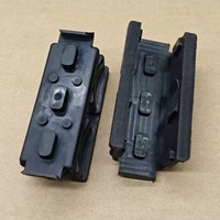 Rail de guidage principal complet pour ascenseur Kone 120 avec patin de guidage et coussinet en caoutchouc amortissant 120