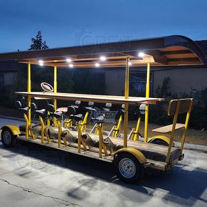 จักรยานไฟฟ้าทัวร์ผับทรงสี่เหลี่ยม4คนที่จับเบียร์ตีคู่ - Product Image 6