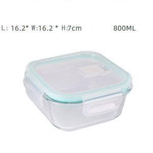 <span class=keywords><strong>Pyrex</strong></span> Semplicemente di un Negozio Di Vetro Quadrato Contenitore Per Alimenti Set/oem di Alta Vetro Borosilicato Bento Box - Product Image 1