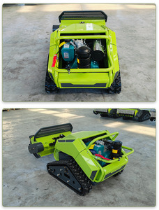 Crawler Remote Control Lawn Mower 800mm Grass <b>Box</b> Multi-function Trenching <b>Weeding</b> Backfill Integrated Rotary Machine NDH800 Wir - Product Image 3