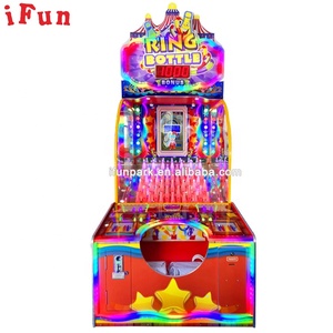Fabricante de juegos de arcade de China Light-up Ring Toss Máquinas de redención eléctricas Ring Bottle Throwing Rings Skill Win Ticket - Product Image 1