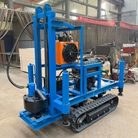 Plateforme de forage de puits d'eau montée sur camion léger, table rotative montée sur camion, alimentation diesel, usage intensif