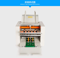 [JT-ZE-9B/4] Machine pliante de papier de filtre à air standard CE/Machine pliante de triangle de papier/Machine de pliage de papier A0