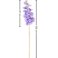 Orchidées Phalaenopsis Artificielles en Gros, 9 Pièces, Orchidées Phalaenopsis Imprimées en 3D, Réalistes au Toucher, 95 cm, Fleurs Décoratives pour Mariage et Noël