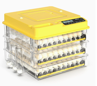 Incubateur d'œufs entièrement automatique pour ferme avicole, pour poulets, cailles, oies, canards, avec un taux d'éclosion de 99 %, usage domestique