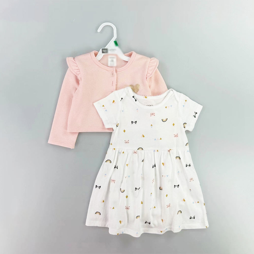 Autumn Newborn Baby Girls Boutique Cotton Infant Birthday Party