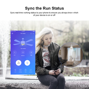 IFan04-L Sonoff iFan04-H Wifi Trần <span class=keywords><strong>Fan</strong></span> điều khiển thông minh chuyển đổi thông minh ánh sáng quạt điều khiển RF/app điều khiển từ xa ifan04l - Product Image 6