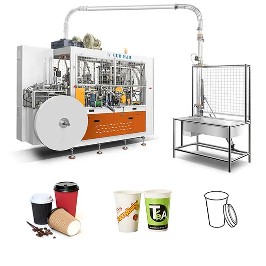 Business Machine 2023 Low Cost Onetime Ripple Coffee Paper Cup Making Machine N12