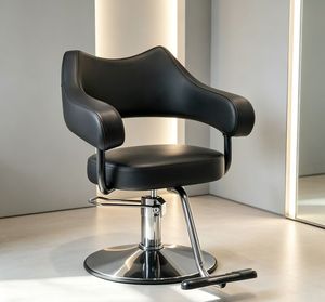 Chaise de coiffure populaire, réglable en hauteur, pivotante, pour la coupe et la coloration des cheveux, utilisation en salon - Product Image 6