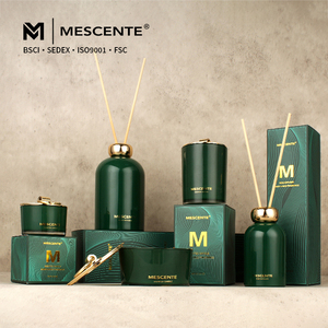 Mescente 2026 Nouvelle Collection Série Ring Pull – Coffret Cadeau <span class=keywords><strong>Bougie</strong></span> Parfumée en Cire de Soja et <span class=keywords><strong>Diffuseur</strong></span> à Bâtonnets - Product Image 1