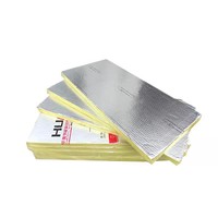 Panel de Lana de Vidrio con Lámina de Aluminio Opcional, Material Ignífugo para Divisiones Interiores, Reducción de Ruido y Ahorro de Energía