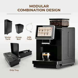 เครื่องชงกาแฟอัตโนมัติคุณภาพสูง MOSEENER สำหรับร้านค้าธุรกิจ เครื่องชงเอสเพรสโซ 2in1 มีสินค้าพร้อมขาย - Product Image 5