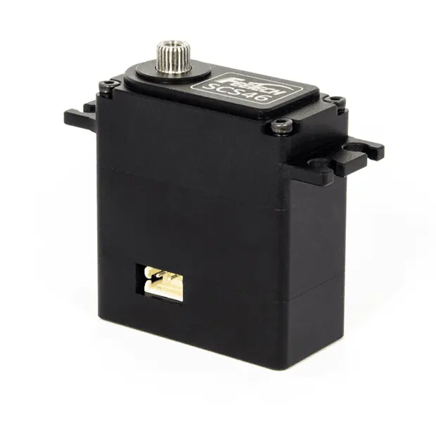 Feetech Scs 46 7.4V 40Kg. Cm Enkele As Seriële Bus Smart Servo Aluminium Behuizing Hoge Kwaliteit Potentiometer Onderwijs Maker