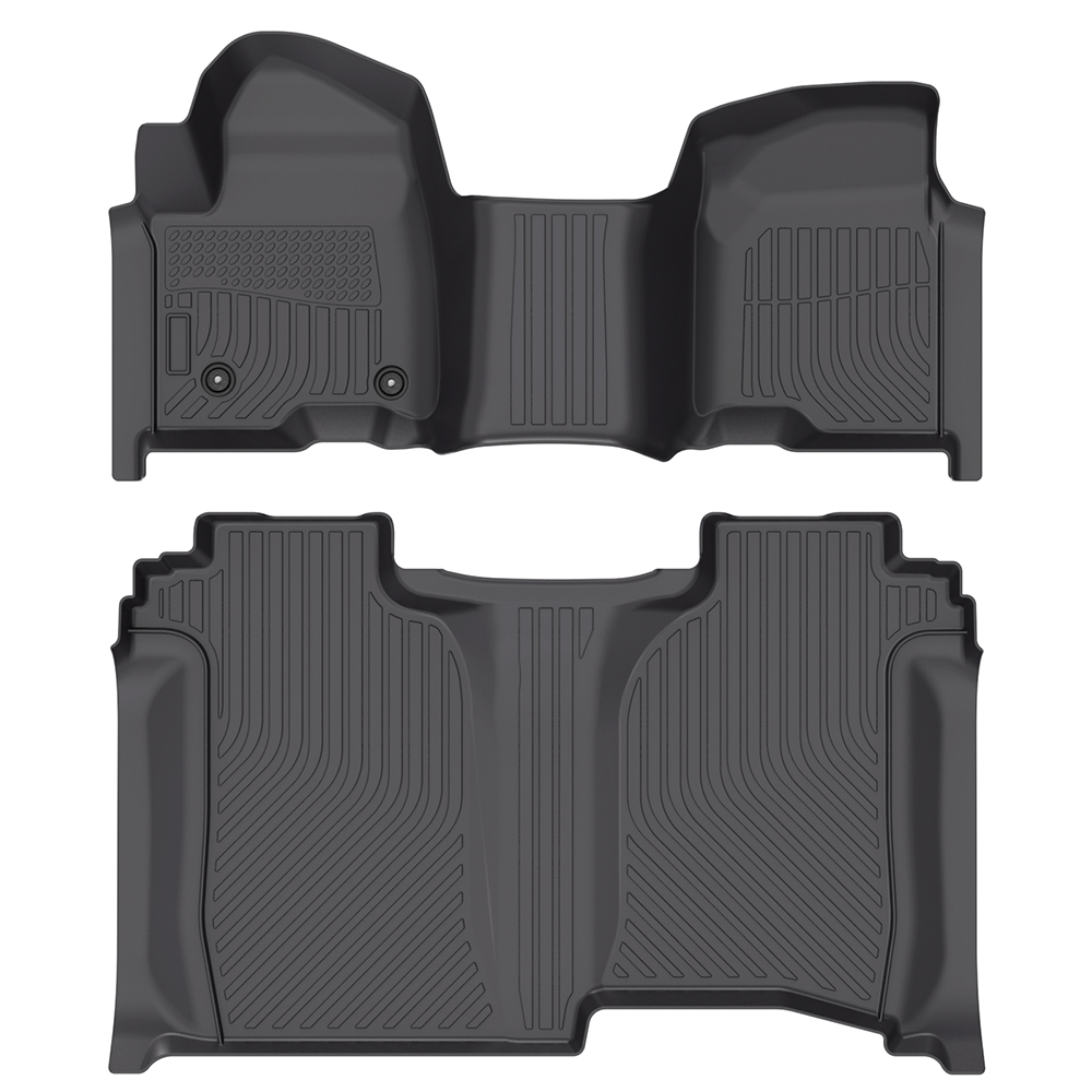 Silverado 1500 Crew Cab 2019-2025 Alfombrillas de coche de banco