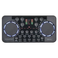 Kit de carte son V300 avec Bluetooth et réverbération pour diffusion en direct sur téléphone portable et PC