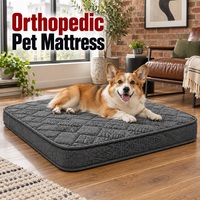 Collection de lits pour animaux de compagnie avec matelas orthopédique pour chien et housse extérieure lavable facile d'entretien pour projets de personnalisation de marque