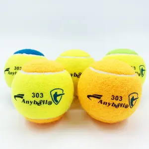 热销3包网球黄色毛毡训练网球高弹练习网球初学者狗pelota tenis
