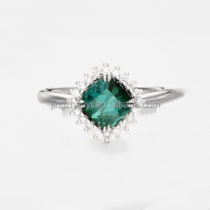 Jingzhanyi cincin kluster gaya <span class=keywords><strong>Bohemian</strong></span> pabrik perhiasan dengan Mutiara Hitam Tahitian dan manik berlapis perak - Product Image 4