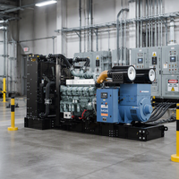 Générateur diesel Mitsubishi S12R-PTAA2 de 1200 kW 1500 kVA prêt à être expédié, type à châssis ouvert ou type silencieux en conteneur standard 40HQ
