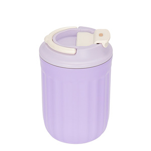 Stainless Steel Coffee Thermos Cup 12H Hot Cold Retention With Handle Portable Travel Tumbler - Product Image 4