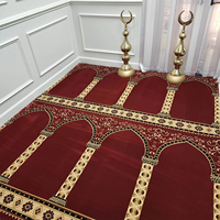 Tapis personnalisé à poils coupés, design classique, en nylon imprimé, tapis de prière, tapis mural pour mosquée