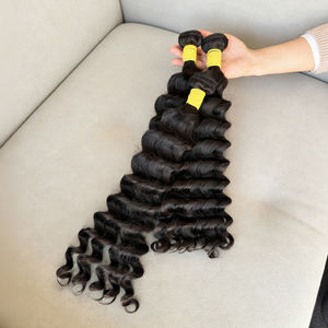 Lot de Cheveux Humains Naturels Bruts Vietnamiens 100% Non Traités, Ondulés Profonds, Noir Naturel, 8-34 pouces - Fournisseur de Confiance - Product Image 2