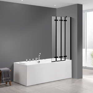 Paroi de douche de luxe finition or, <span class=keywords><strong>hauteur</strong></span> réglable sur mesure, magnétique et étanche, pour villa - Product Image 6