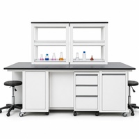 Ensemble de mobilier de laboratoire professionnel, poste de travail modulaire avec tiroirs mobiles pour la recherche médicale