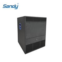 Subwoofer Sandy Audio Pro Audio, haut-parleur de basses, subwoofer simple de 18 pouces pour karaoké, église, performance, club, DJ, événement