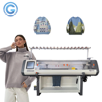 Einkammer-Vollautomatische Doppelsystem-Jacquard-Flachstrickmaschine Computergesteuerte Pullover-Kragen-Mützen-Motor-Getriebe-Lager