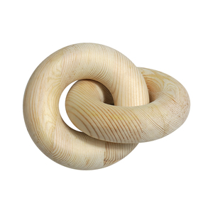 ไม้แกะสลักมือตกแต่งวัตถุตกแต่งโต๊ะกาแฟอุปกรณ์เสริมห่วงโซ่ไม้อะคาเซีย - Product Image 1