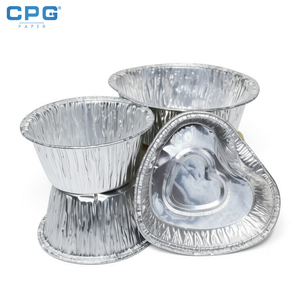 Conteneur en aluminium robuste à bord roulé et paroi ondulée, plusieurs tailles, pour la restauration en gros - Product Image 1