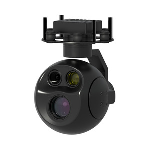 Aluminum Alloy Tri Sensor Drone Gimbal <b>Camera</b> with 10x Optical Zoom 4K and 640x512 <b>Thermal</b> Imaging for Power Line Inspection - Product Image 1