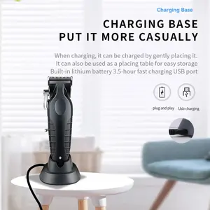 2500mah batterie au Lithium tondeuse réglable <span class=keywords><strong>Kemei</strong></span> <span class=keywords><strong>Km</strong></span>-<span class=keywords><strong>2296</strong></span> Usb Rechargeable sans fil électrique corps aine tondeuse à cheveux pour hommes 1 bu - Product Image 4