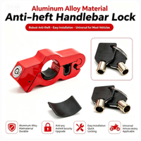 Antivol universel pour guidon de voiture électrique, moto, voiture à batterie - Verrou de frein à gaz portable en alliage d'aluminium Chine